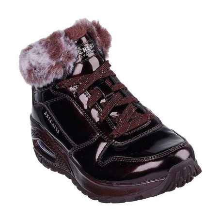 Skechers női bakancs-168126-BURG