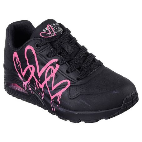 Skechers női cipő-177980-BKPK