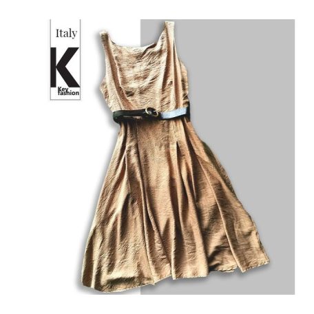 Key Fashion női ruha-F24420R-sbeige