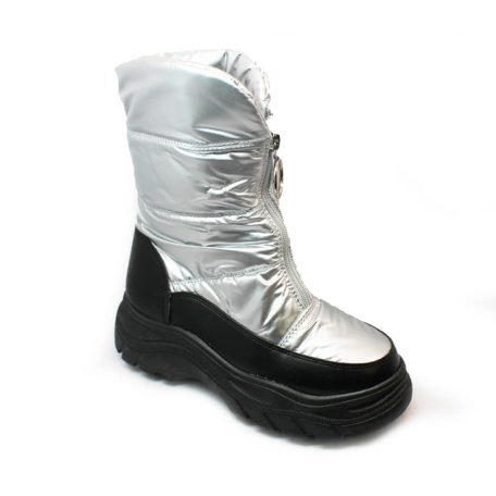 Fashion Shoes női csizma-FS-A2029 Silver